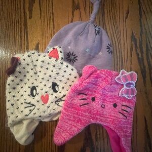 Cute Cat-Themed Knit Hats
